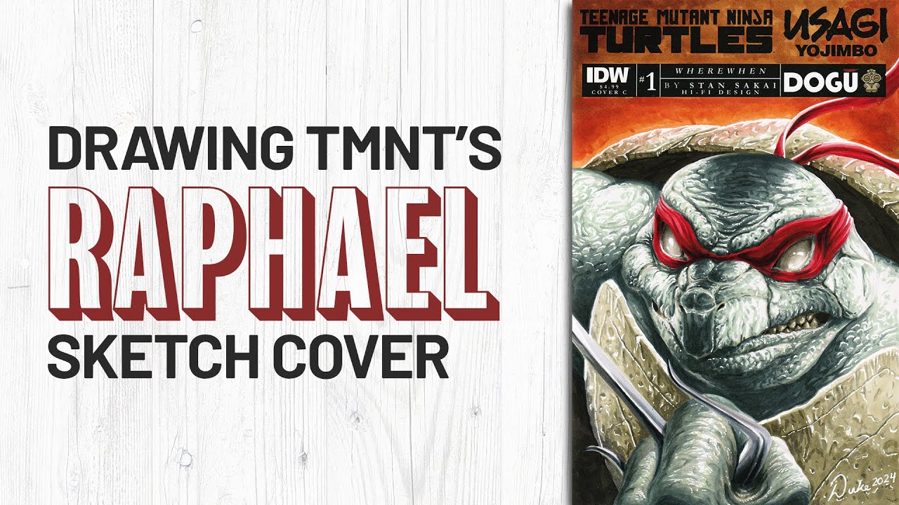 TMNT Raphael Sketch Cover by Duke