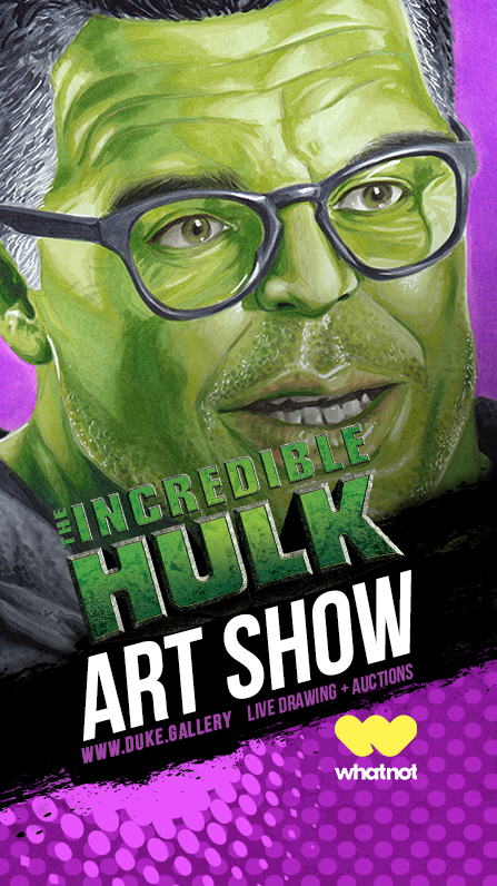 The Hulk Art Themed Whatnot Show