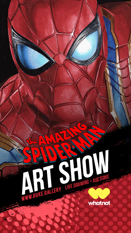 Spider-Man Art Themed Whatnot Show