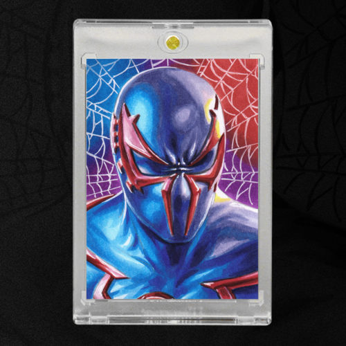 Spider-Man 2099 Sketch Card by Duke