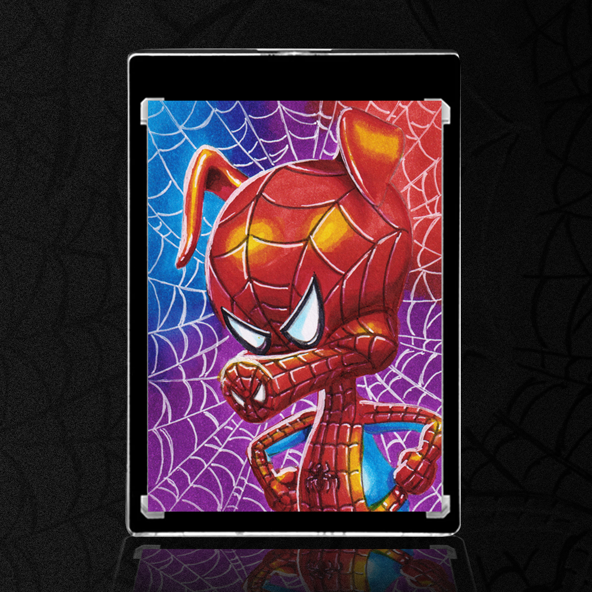 Spider-Ham Sketch Card by Duke