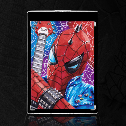 Spider-Punk Sketch Card by Duke