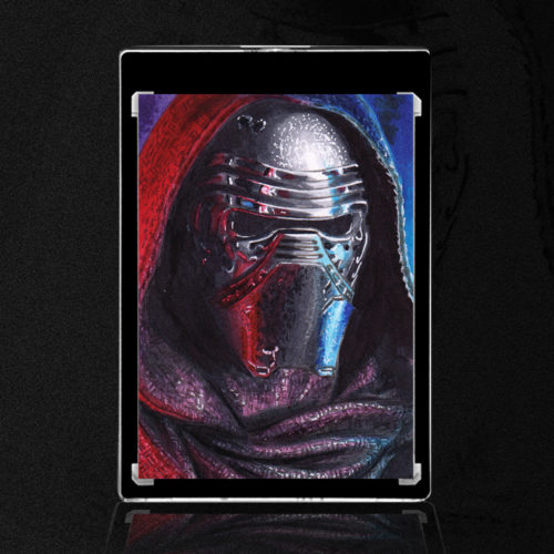 Star Wars Kylo Ren Sketch Card by Duke