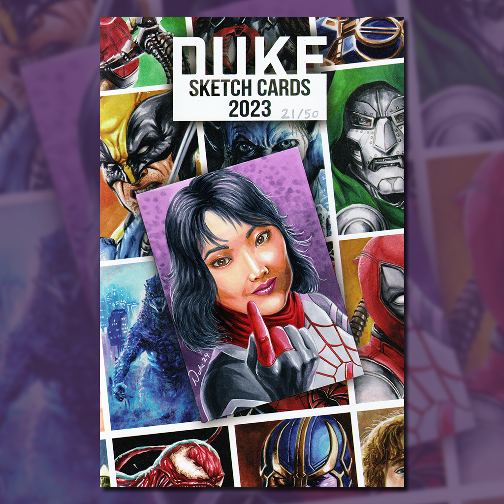 Duke Sketch Card Art Book Silk by Duke