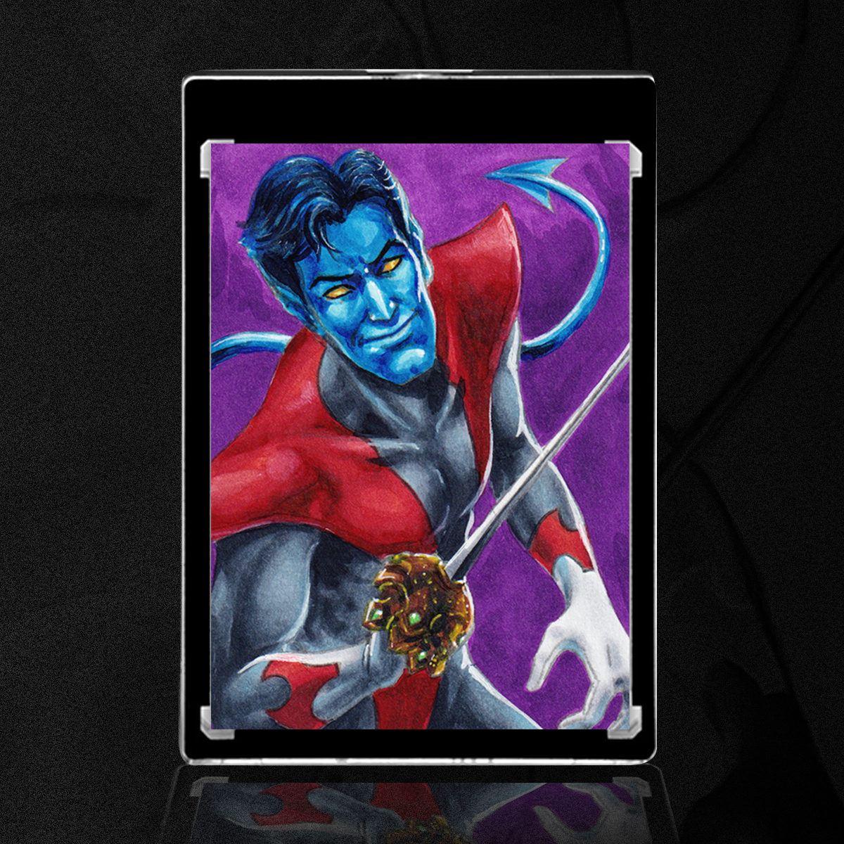 Nightcrawler Sketch Card by Duke