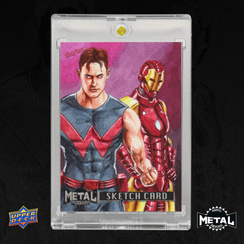 Wonder Man and Iron Man Marvel Metal Avengers 2024 by Duke