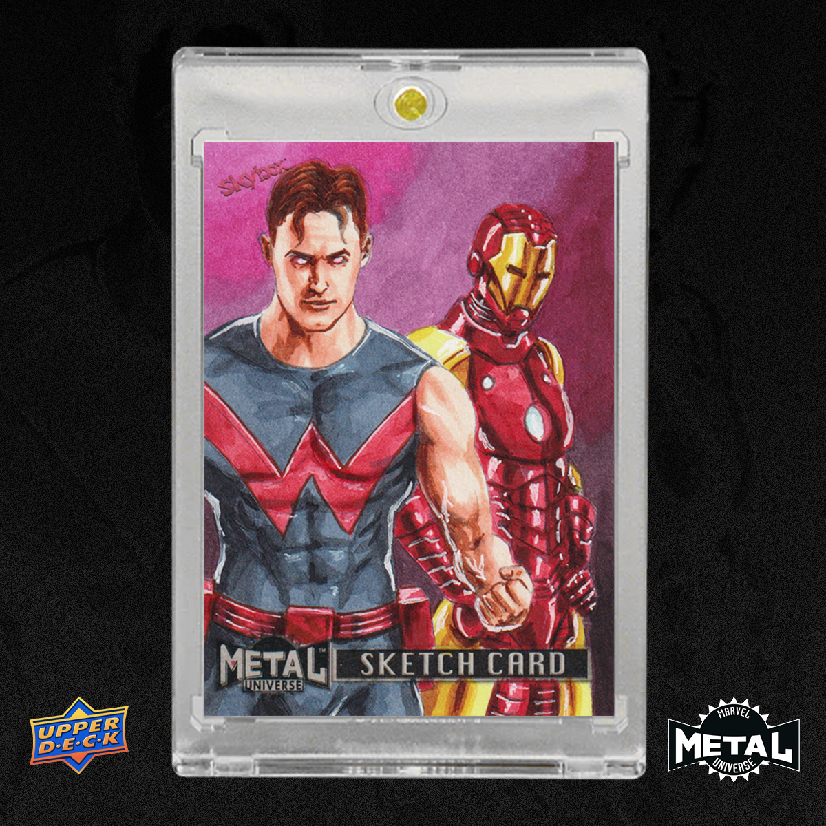 Wonder Man and Iron Man Marvel Metal Avengers 2024 by Duke