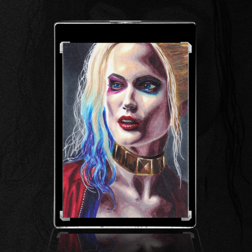 Harley Quinn Sketch Card by Duke