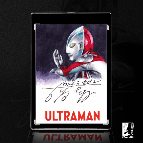 Ultraman Sketch Card signed by Bin Furuya