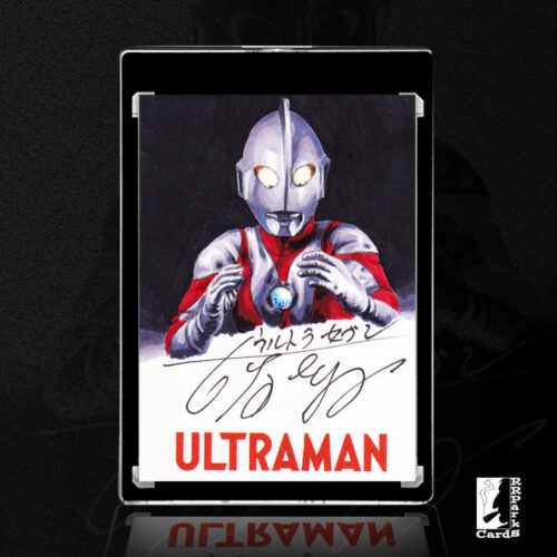 Ultraman Sketch Card signed by Bin Furuya