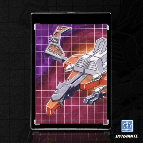 Laserbeak Decepticons Transformers Sketch Card by Duke