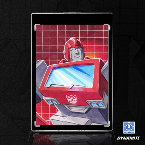Iron Hide Autobots Transformers Sketch Card by Duke