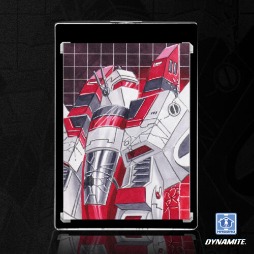Jetfire Autobots Transformers Sketch Card by Duke