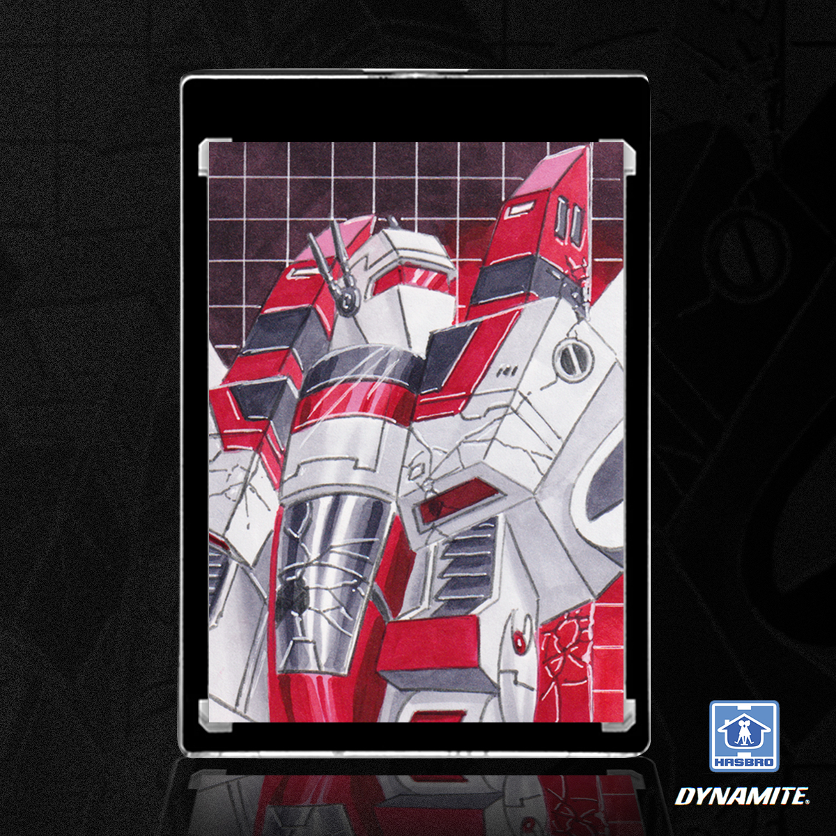Jetfire Autobots Transformers Sketch Card by Duke