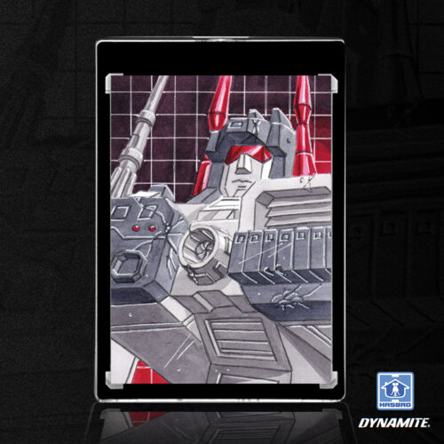 MetroPlex Autobots Transformers Sketch Card by Duke