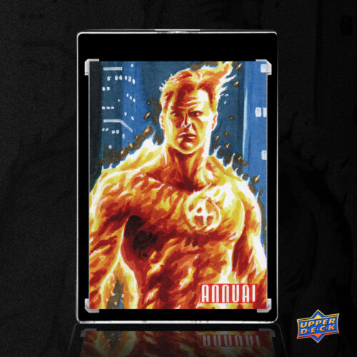 Marvel Annual 2023-24 Sketch Card The Human Torch by Duke