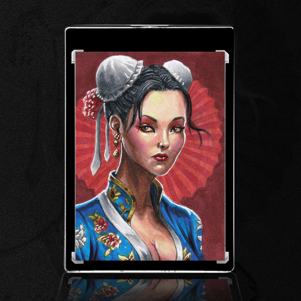 Chun-Li Sketch Card by Duke