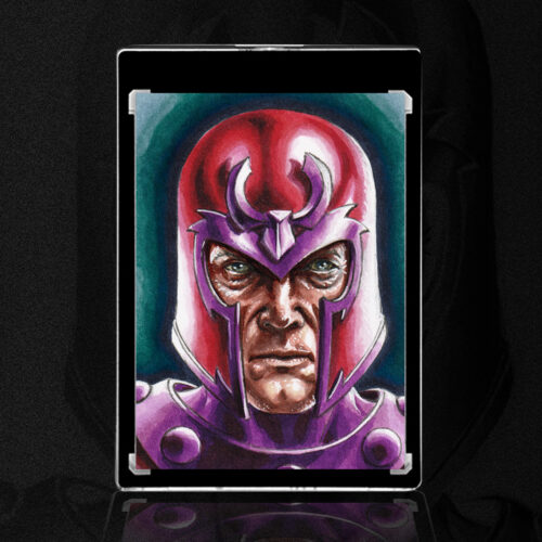 Magneto Sketch Card by Duke