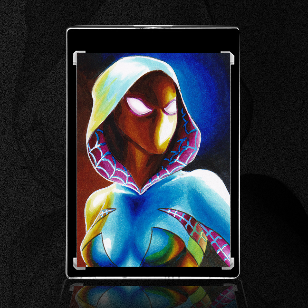 Spider-Gwen Ghost Spider Sketch Card by Duke