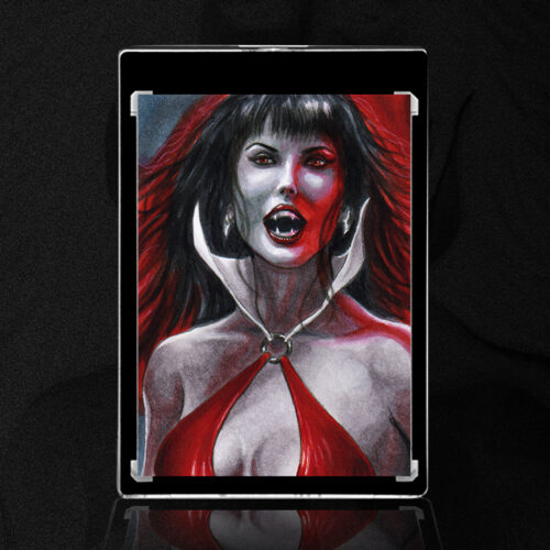 vampirella sketch card by duke