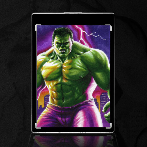 The Hulk Sketch Card by Duke
