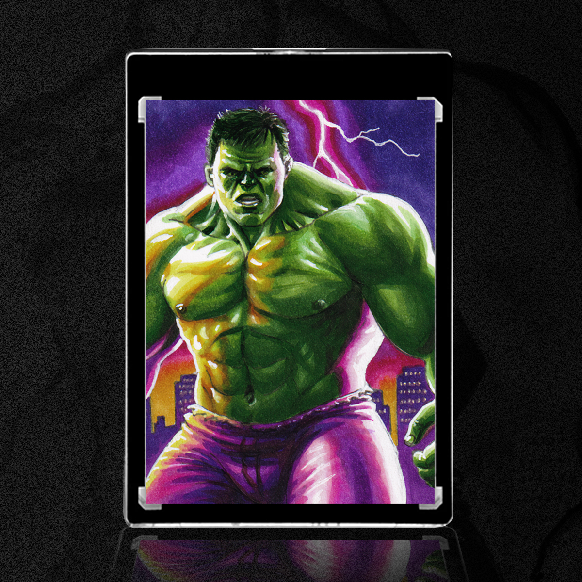 The Hulk Sketch Card by Duke
