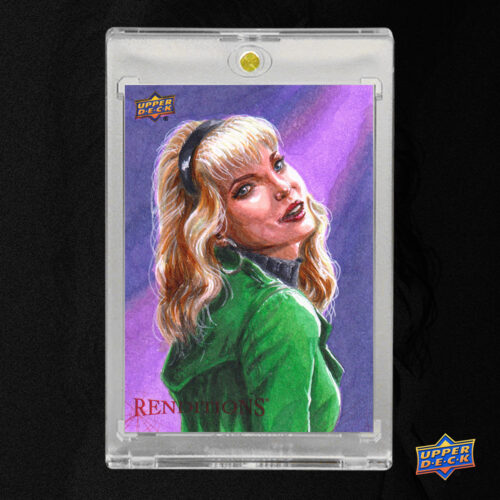 Gwen Stacy Sketch Card by Duke