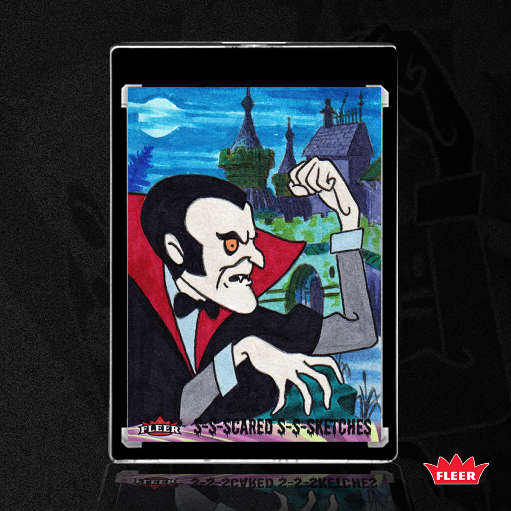 Dracula - Big Bob Oakley Sketch Card by Duke