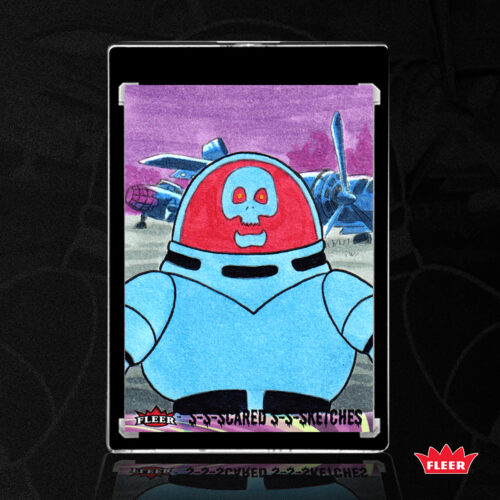 Spooky Space Kook Sketch Card by Duke