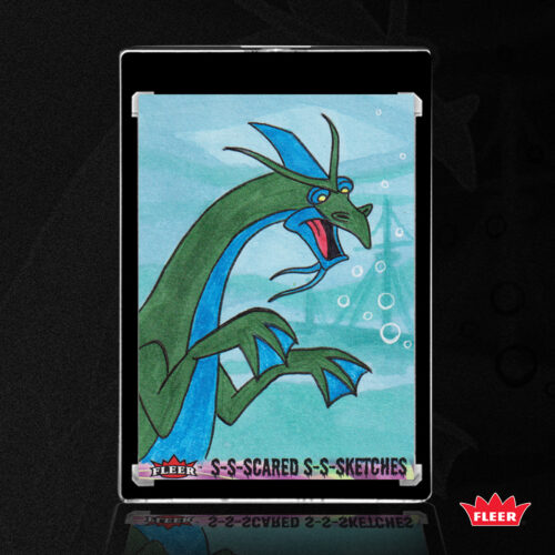 Loch Ness Monster Sketch Card by Duke