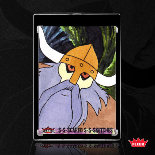 Viking Ghost Sketch Card by Duke