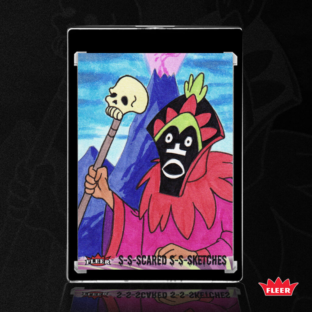 Witch Doctor Sketch Card by Duke