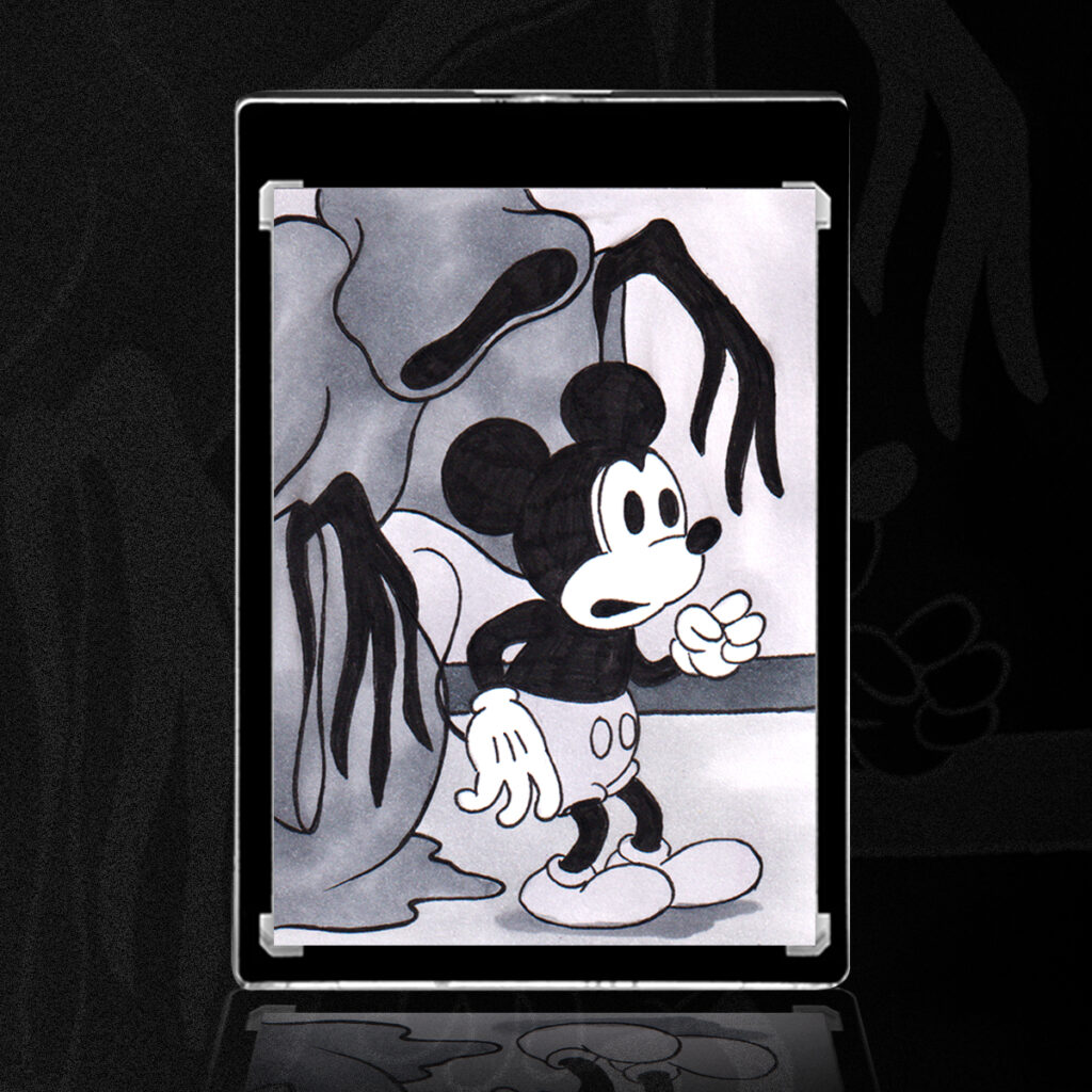 The Haunted House Sketch Card by Duke