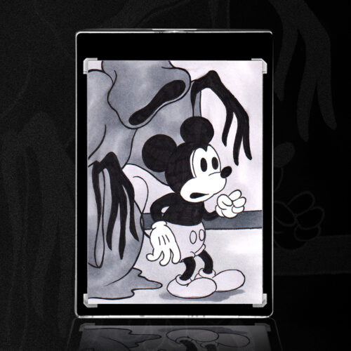 The Haunted House Sketch Card by Duke