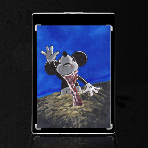 The Haunted House Sketch Card by Duke