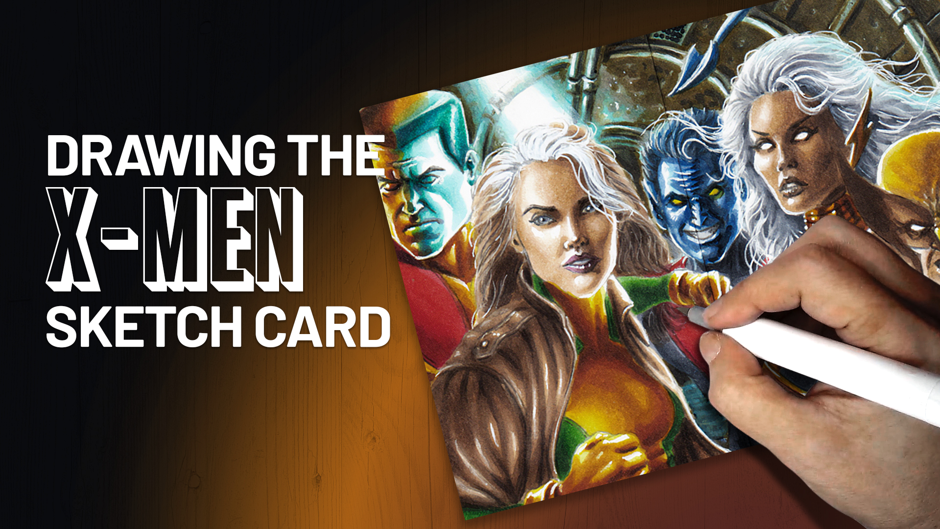 The X-Men Sketch Card by Duke