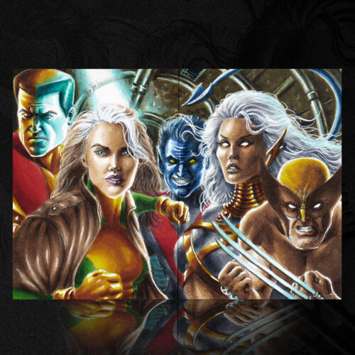 The X-Men Sketch Card by Duke