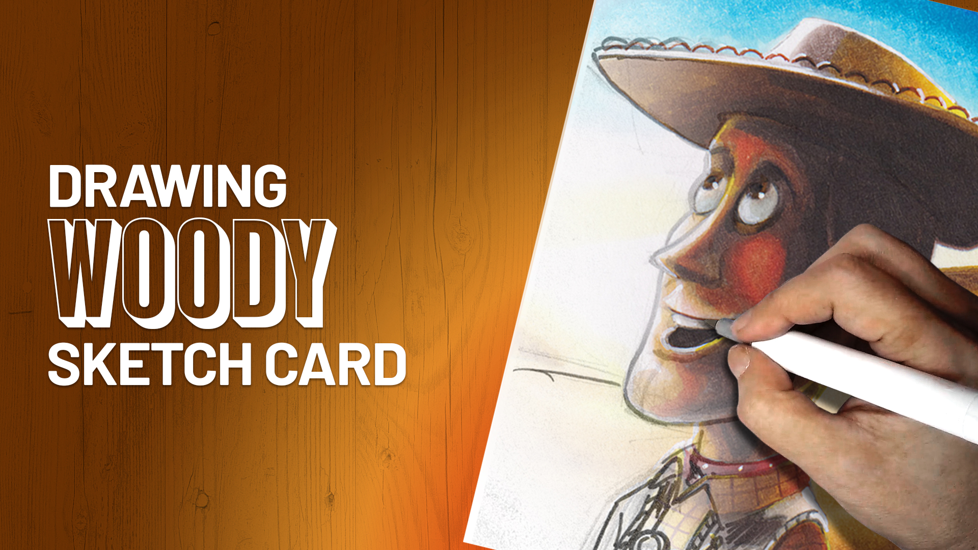 Toy Story Woody Sketch Card by Duke