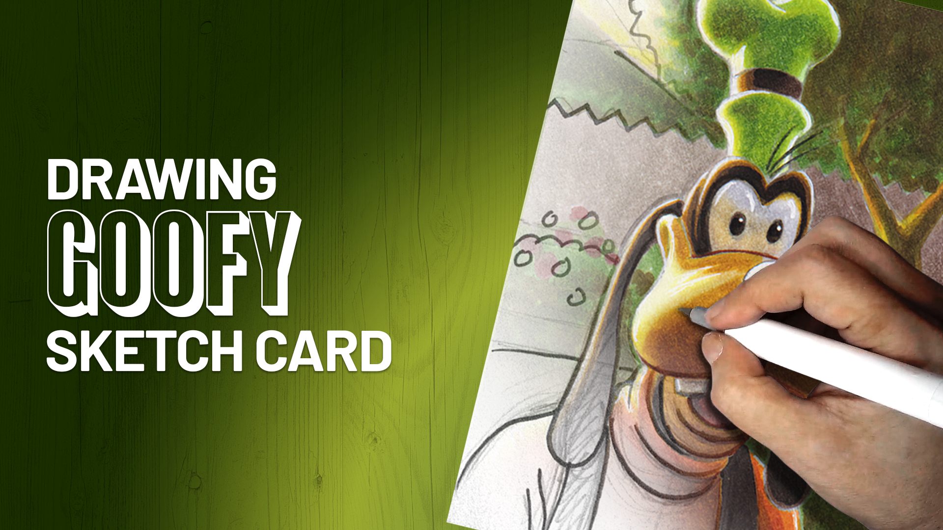 Goofy Sketch Card by Duke