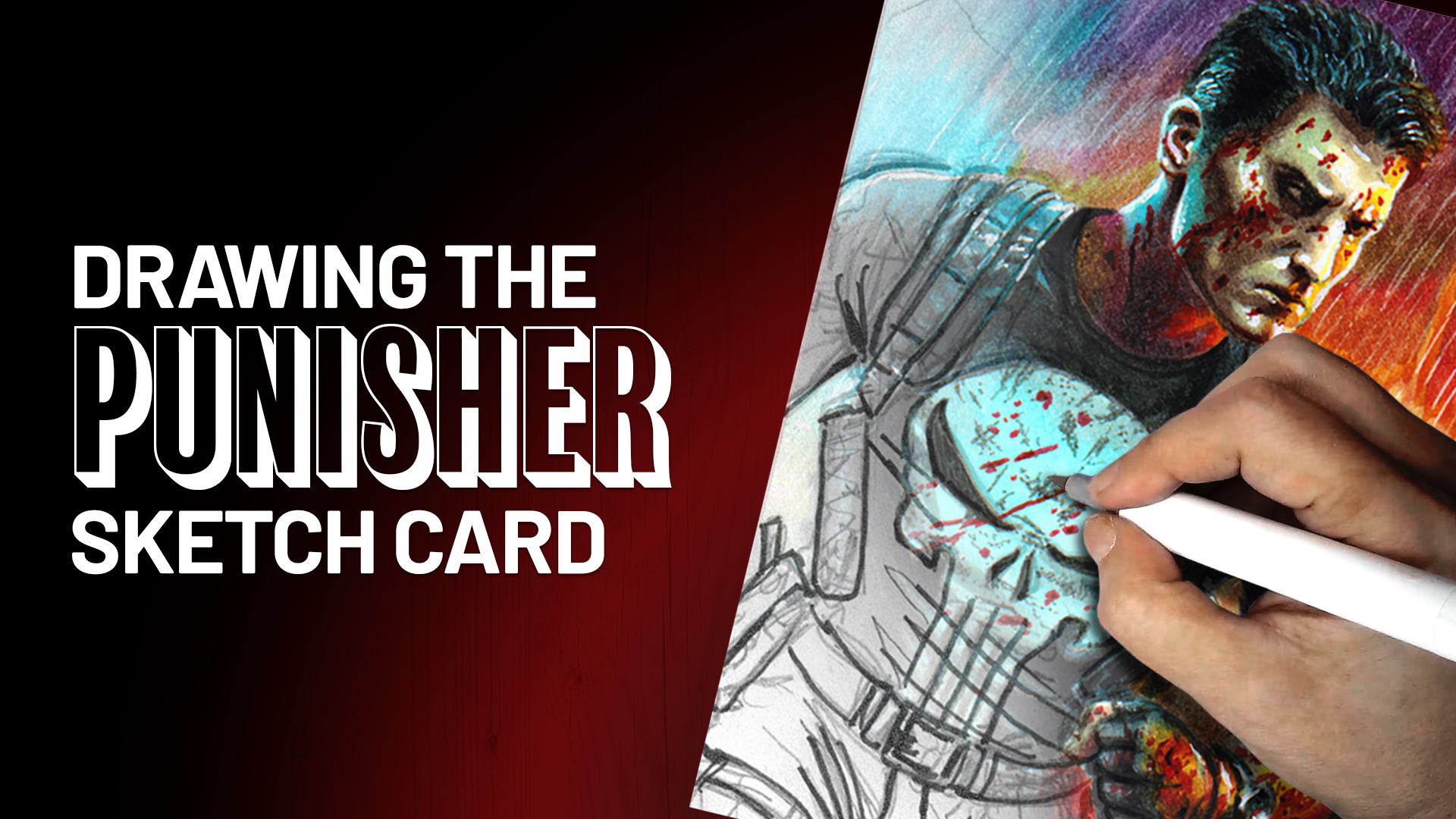 The Punisher Sketch Card by Duke
