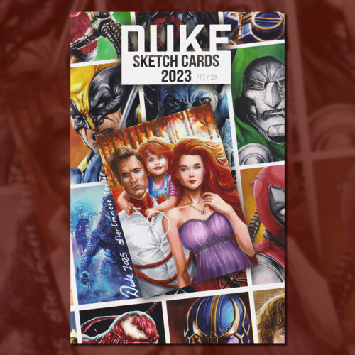 Duke Sketch Cards Art Book