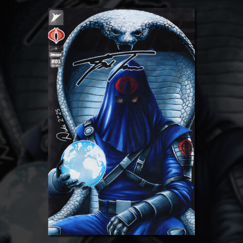Cobra Commander Sketch Cover by Duke