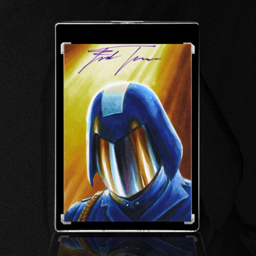 Cobra Commander Sketch Card by Duke