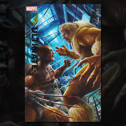 Wolverine vs. Sabretooth Sketch Cover by Duke