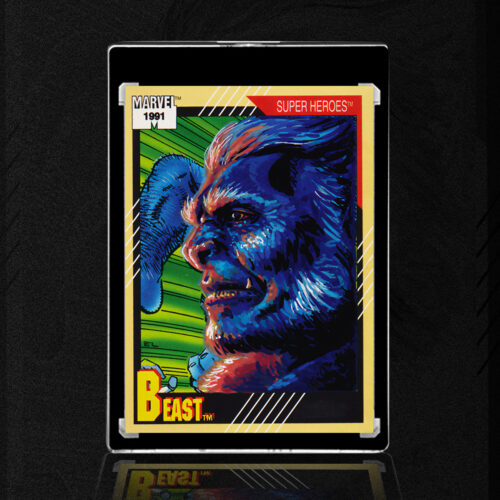 The Beast Sketch Card Alter by Duke
