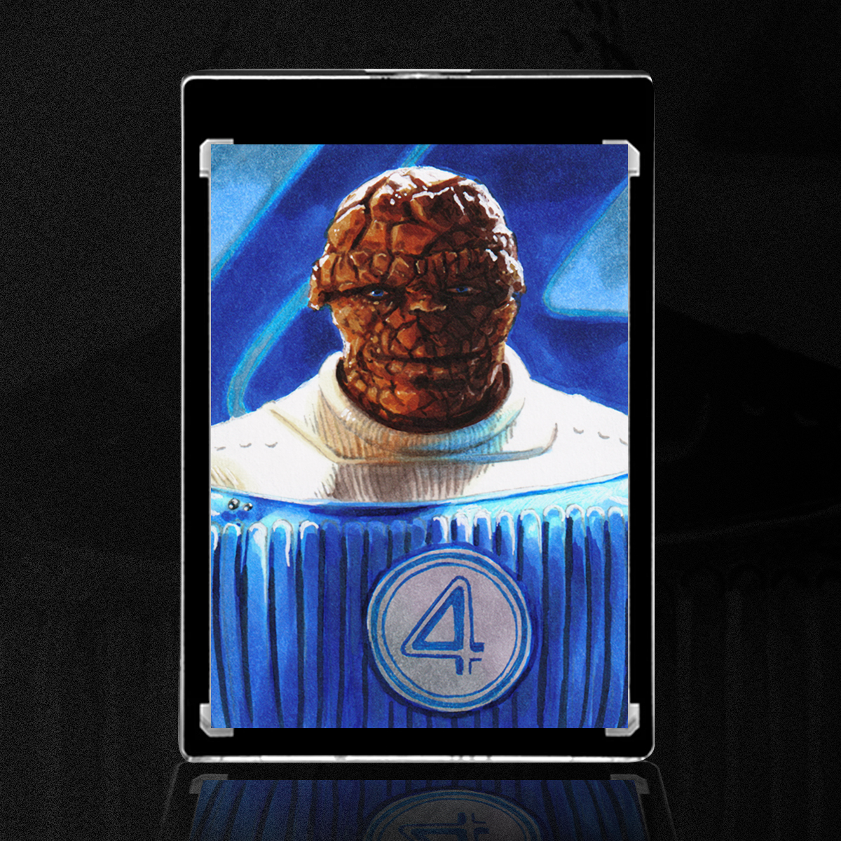 The Thing Sketch Card by Duke Fantastic Four First Steps