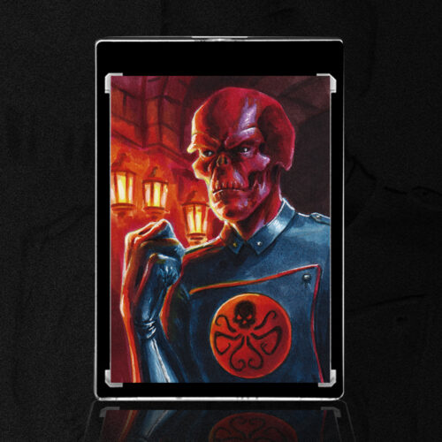 The Red Skull Sketch Card by Duke