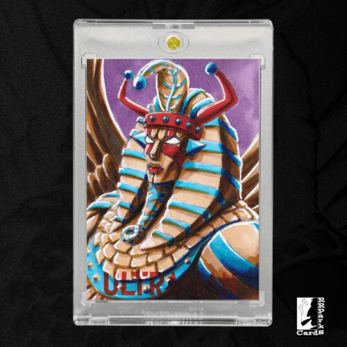 Ultraman Series 4 Sphinx Sketch Card by Duke