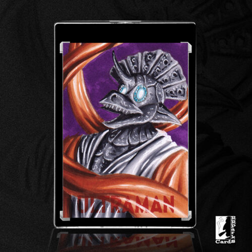 Ultraman Series 4 Aprasarl Sketch Card by Duke
