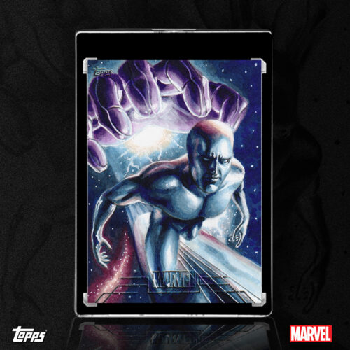 Silver Surfer and Galactus Sketch Card by Duke